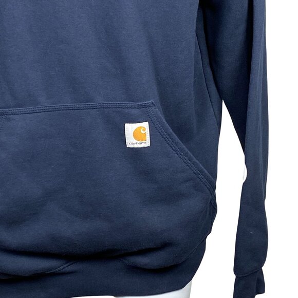 Carhartt Loose Fit Midweight Logo Sleeve Graphic Hoodie Sweatshirt Mens S K288 - Picture 3 of 7
